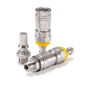 Quick connect coupler ideal for fluid cooling that does not leak coolant.