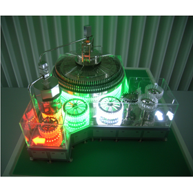Filling machine for soft drinks / Model making example by Kyoritsu Model