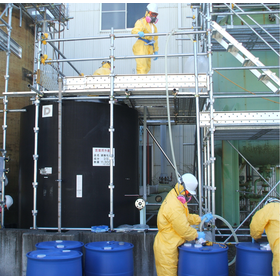 Cleaning and removal of chemical plant and equipment.