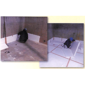 Vibration-damping material for floating beds "Vibran-E"