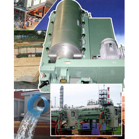 Temporary dehydration plant Screw decanter-type centrifuge *Case study collection provided