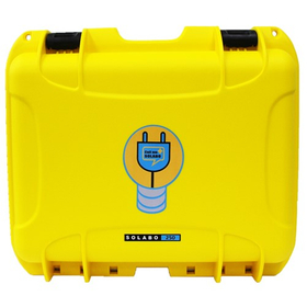 Portable domestic storage battery "SOLABO series" that can be carried with one hand.