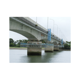 【ラック足場 施工実績】一ツ葉大橋