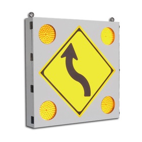 四眼式警戒標識