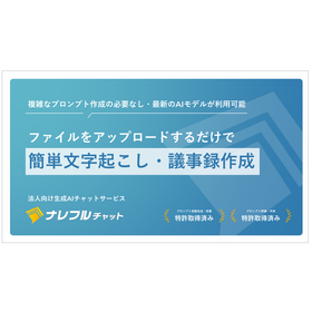 Simply upload the file for easy transcription and minutes creation.