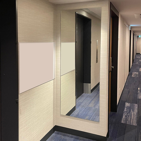 【ホテル廊下・エントランス向け】取付　壁面取付 『姿見ミラー』