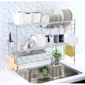 【For Stores and Facilities】Expandable Sink System Draining Rack
