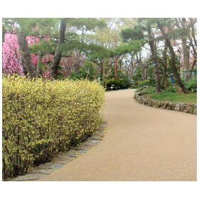 Natural Stone Resin Paving Material 'Natural Stone Pave (Permeable Type)'