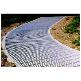 Building materials for buildings, walkway over waterway "Creek Walk"