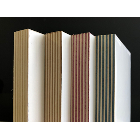 New designs are also popular! Upgrade your fixtures with wood edges! Stripe Wood Series.