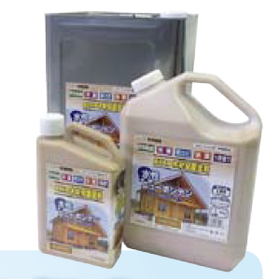 Quick-drying, low odor, insect-repellent, preservative, and mold-resistant performance! "Water-based wood protection paint"