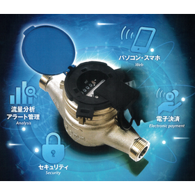 Automatic meter reading just by installation! Smart water meter.