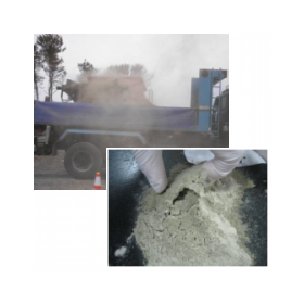 Easily and effortlessly suppress dust dispersion caused by the wind! 【Dust Shut】