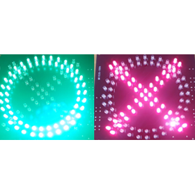 LED signal lamp circuit board unit 'MR1505-108AOX' 〇× display