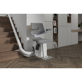 Various stair types compatible Home-use chair lift Free comprehensive catalog