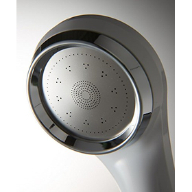 Add a plus to your bathroom with a microbubble shower head.