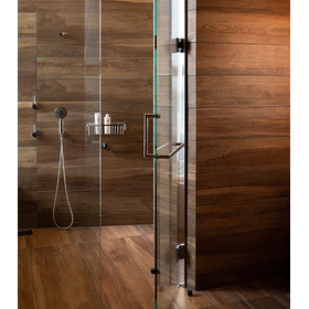 Glass door handle suitable for bathroom and shower booth.