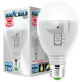 Disaster Prevention and Power Outage LED Lamp "Magic Bulb Pato! (Daylight White)"