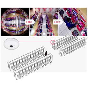 Security System "360-Degree All-Around Surveillance Camera System"