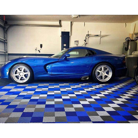 Water-resistant and slip-resistant even when wet, and can be completed in one day! Garage floor tiles.