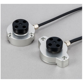 Rotary potentiometer, magnetic type, complete separation, non-contact.
