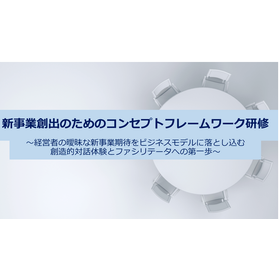 【企画力】不慣れな方でも新事業創出のコンセプトを立案する研修