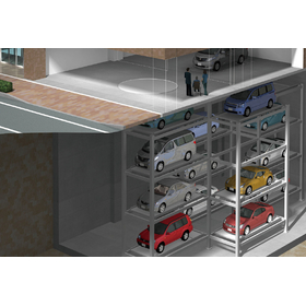 Small-scale barrier-free underground parking system "Lift Park G4Bf"