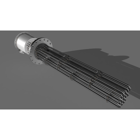 Data available: Electric heating heater 'Flange Heater' with excellent thermal efficiency and heating properties.