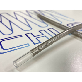 Silicone tube insert spring, medical spring