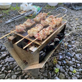 "Mini stove and bonfire stand for one person" <Production case presentation>