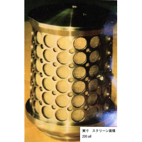 Advantages of cylindrical screens *A comparison table of cylindrical and disc shapes is included as a gift.