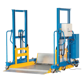 Anyone can safely use the truck loading and unloading system 【Agesagate(R)】.