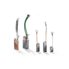 Grounding brush for wind turbines