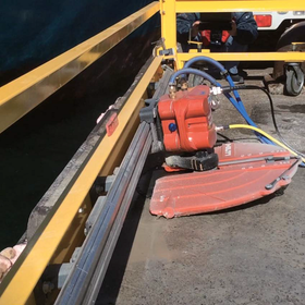 Revolutionary new method for removing car stops in ports and fishing ports: "Slash Cut Method."