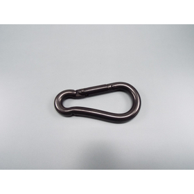 Stainless steel black dyeing <carabiner> metal surface treatment