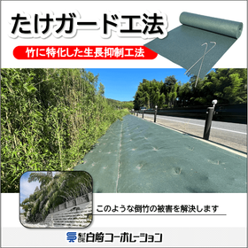 【建設業界向け】竹の生長抑制工法『たけガード工法』