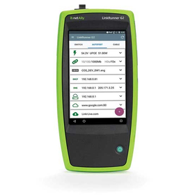 Network Connection Tester - Compatible with Metal Lines and Fiber Optics