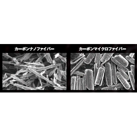 Carbon nano/microfibers that are easily dispersible even at high concentrations.