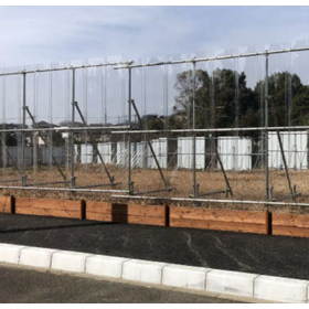Transparent temporary enclosure panel "Clear Fence"
