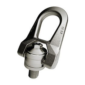 Rotating eye bolts made of SUS316L for clean room and nuclear power plant operations.