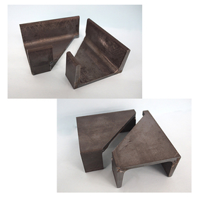 Laser processing of angles and channels (shaped steel)