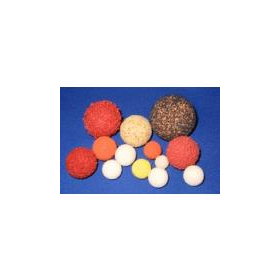 Sponge ball for the inner surface of thin tubes