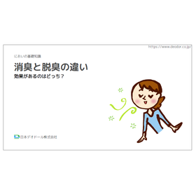 【においの基礎知識】消臭と脱臭の違い
