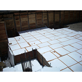 High-performance vibration-damping material for interior and exterior walls 'Vibran-E'