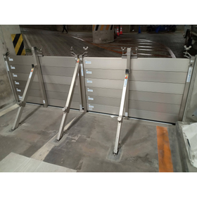 【Case Study of Water Stop Board】Installation in the underground parking lot of a commercial facility