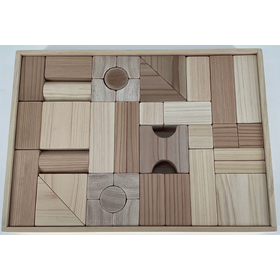 Cedar and cypress offcuts utilization: building blocks