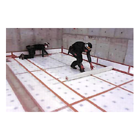 Measures against impact noise from weight! Vibration isolation material 'Bisolate' for wet floating floors.