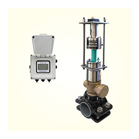 Battery-operated insertion electromagnetic flow meter battery metal single mag