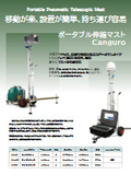Portable telescopic mast