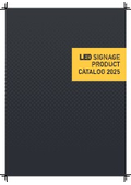 LED SIGNAGE PRODUCT CATALOG 2025